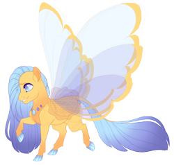 Size: 4300x4100 | Tagged: safe, artist:gigason, imported from derpibooru, oc, oc:gentle wing, changepony, hybrid, female, magical gay spawn, offspring, parent:flash sentry, parent:thorax, simple background, solo, transparent background