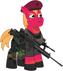 Size: 1034x1155 | Tagged: safe, artist:edy_january, artist:prixy05, edit, imported from derpibooru, vector edit, big macintosh, pegasus, pony, armor, assault rifle, barrette, body armor, boots, call of duty, call of duty: modern warfare 2, call of duty: modern warfare 3, camouflage, clothes, desert eagle, g4, g5, g5 to g4, generation leap, gloves, gun, handgun, hat, lieutenant, major, major/lt mac, marine, marines, military, military pony, military uniform, msg90, my little pony: tell your tale, pistol, rifle, shirt, shoes, simple background, sniper, sniper rifle, soldier, soldier pony, solo, special forces, steyr aug, task force 141, transparent background, uniform, united states, vector, weapon
