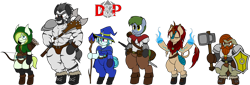 Size: 3845x1300 | Tagged: safe, artist:isaac_pony, imported from derpibooru, oc, oc only, dwarf, earth pony, kirin, pony, semi-anthro, unicorn, zebra, angry, archery, armor, axe, barbarian, bard, barefoot, beard, boots, cleric, clothes, d20, dungeons and dragons, elf ears, facial hair, fantasy class, feet, female, femboy, fire, hammer, hooves, horn, logo, lute, mage, male, mare, muscles, pen and paper rpg, rpg, shield, shoes, shy, simple background, sword, transparent background, weapon