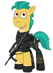 Size: 830x1148 | Tagged: safe, artist:edy_january, artist:prixy05, edit, imported from derpibooru, vector edit, hitch trailblazer, earth pony, pony, angry, armor, assault rifle, body armor, boots, camouflage, clothes, cyrillic, delta forces, g5, gloves, gun, handgun, looking at you, male, military, military uniform, my little pony: tell your tale, pistol, rifle, russia, russian, shirt, shoes, simple background, soldier, soldier pony, solo, special forces, stallion, steyr aug, transparent background, uniform, united states, usp45, vector, weapon