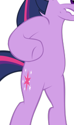 Size: 896x1499 | Tagged: safe, artist:fufik, edit, imported from derpibooru, vector edit, twilight sparkle, pony, unicorn, equestria girls, equestria girls (movie), belly, bipedal, cropped, female, mare, pictures of bellies, simple background, solo, transparent background, unicorn twilight, vector, wavy mouth