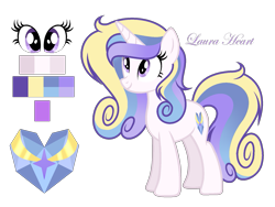 Size: 1681x1261 | Tagged: safe, artist:lunerymish, imported from derpibooru, oc, oc only, oc:laura heart, pony, unicorn, base used, female, mare, offspring, parent:princess cadance, parent:shining armor, parents:shiningcadance, simple background, solo, transparent background