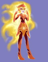 Size: 828x1077 | Tagged: safe, artist:nightglowfan, imported from derpibooru, daybreaker, human, equestria girls, female, solo