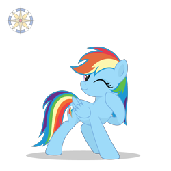 Size: 2500x2500 | Tagged: safe, artist:r4hucksake, imported from derpibooru, rainbow dash, pony, one eye closed, simple background, solo, transparent background, wink