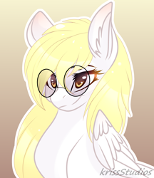 Size: 2500x2900 | Tagged: safe, artist:krissstudios, imported from derpibooru, oc, oc:sally lovely, pegasus, pony, female, glasses, mare, solo