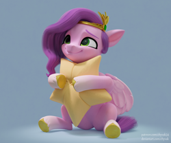 Size: 1920x1600 | Tagged: safe, artist:chyvak, imported from derpibooru, pipp petals, pony, 3d print, a little horse, adorapipp, cute, g5, irl, my little pony: make your mark, my little pony: make your mark chapter 4, photo, plushie, solo, star plushie, stars