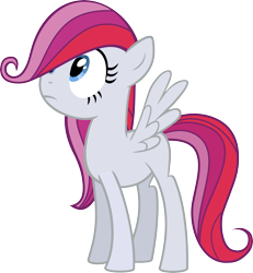 Size: 3931x4258 | Tagged: safe, artist:ispincharles, imported from derpibooru, diamond rose, pegasus, pony, child, female, filly, foal, recolor, simple background, transparent background