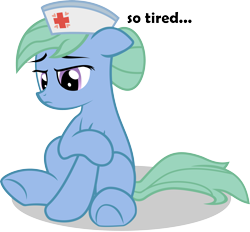 Size: 4062x3764 | Tagged: safe, artist:ispincharles, imported from derpibooru, nurse tenderheart, earth pony, pony, female, g4, hat, mare, nurse, nurse hat, simple background, text, transparent background