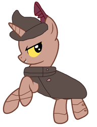 Size: 716x932 | Tagged: safe, artist:princessmichelle431, imported from twibooru, pony, unicorn, billie bust up, fantoccio, genderfluid, image, male, png, ponified