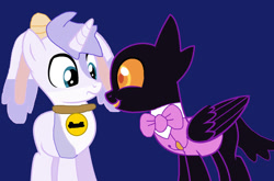 Size: 1099x727 | Tagged: safe, artist:princessmichelle431, imported from twibooru, pegasus, pony, unicorn, barnaby, billie, billie bust up, excited, genderfluid, ponified, surprised