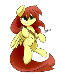 Size: 1200x1500 | Tagged: safe, artist:dshou, imported from derpibooru, oc, oc only, oc:shooting star, pegasus, pony, bipedal, chest fluff, female, floating, mare, quiver, simple background, solo, white background