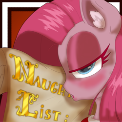 Size: 1600x1600 | Tagged: safe, artist:sanyo2100, imported from derpibooru, pinkie pie, cover, fanfic, pinkamena diane pie