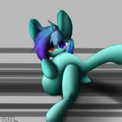 Size: 1340x1340 | Tagged: safe, artist:qianz, imported from derpibooru, oc, pony, unicorn, solo