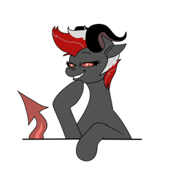 Size: 3600x3600 | Tagged: safe, artist:pony quarantine, imported from derpibooru, oc, oc:belka(villainshima), pose, smiling, smirk