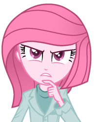 Size: 562x714 | Tagged: safe, artist:redheadpony, artist:siti shafiyyah, imported from twibooru, oc, oc only, oc:annisa the good, oc:annisa the good (new annisa), equestria girls, base used, female, gritted teeth, image, png, short hair, simple background, solo, transparent background