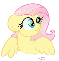 Size: 712x734 | Tagged: safe, artist:sugarcloud12, imported from derpibooru, fluttershy, pony, simple background, solo, transparent background