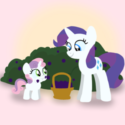 Size: 1400x1400 | Tagged: safe, artist:mlplary6, imported from derpibooru, rarity, sweetie belle, pony, unicorn, belle sisters, eating, female, filly, filly rarity, foal, siblings, sisters, teenager, younger