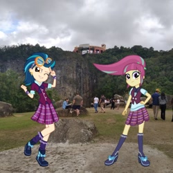 Size: 1080x1080 | Tagged: safe, artist:mixiepie, artist:tom artista, imported from derpibooru, indigo zap, sour sweet, equestria girls, equestria girls series, friendship games, background, brazil, my little pony, place, vector