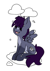 Size: 2052x2908 | Tagged: safe, artist:noxi1_48, imported from derpibooru, pegasus, pony, daily dose of friends, snow, solo