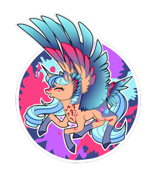 Size: 1048x1171 | Tagged: safe, artist:princess-of-the-nigh, imported from derpibooru, oc, oc only, oc:color drop, alicorn, pony, female, mare, simple background, solo, tail, tail feathers, transparent background