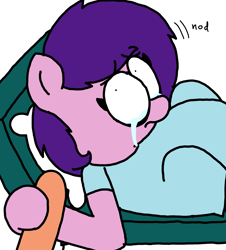 Size: 3023x3351 | Tagged: safe, artist:professorventurer, imported from derpibooru, pipp petals, sunny starscout, earth pony, pegasus, series:ask pippamena, clothes, crying, female, g5, hospital gown, labor, lesbian, nodding, pippamena, primrose petals, shipping, sunnypipp, tears of pain