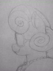 Size: 3072x4096 | Tagged: safe, artist:public mistake, imported from derpibooru, posey shy, pegasus, pony, female, grayscale, mare, monochrome, pencil drawing, solo, traditional art, wip