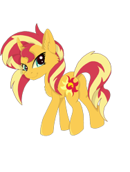 Size: 1080x1440 | Tagged: safe, artist:annuthecatgirl, imported from derpibooru, sunset shimmer, unicorn, bunset shimmer, butt, from behind, plot, redraw, simple background, solo, transparent background