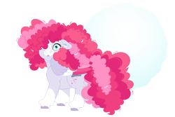 Size: 1280x854 | Tagged: safe, artist:itstechtock, imported from derpibooru, oc, oc only, oc:aura moonstone, pegasus, pony, female, filly, foal, magical lesbian spawn, offspring, parent:izzy moonbow, parent:pipp petals, parents:izzypipp, simple background, solo, transparent background