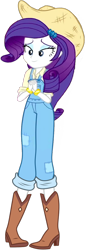 Size: 418x1236 | Tagged: safe, artist:ajosterio, imported from derpibooru, rarity, equestria girls, boots, clothes, cowboy boots, cowboy hat, denim, hat, jeans, pants, shirt, shoes, simple background, solo, transparent background