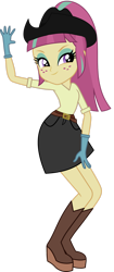 Size: 750x1785 | Tagged: safe, artist:ajosterio, imported from derpibooru, sour sweet, equestria girls, belt, boots, clothes, cowboy boots, cowboy hat, gloves, hat, pants, shirt, shoes, simple background, skirt, solo, transparent background