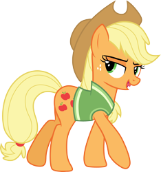 Size: 3000x3207 | Tagged: safe, artist:cloudy glow, imported from derpibooru, applejack, buckball season, .ai available, simple background, solo, transparent background, vector