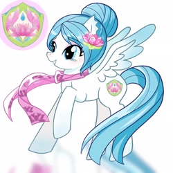 Size: 2048x2048 | Tagged: safe, imported from derpibooru, oc, oc only, pegasus, pony, cutie mark, simple background, smiling, solo, white background