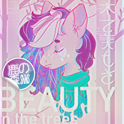 Size: 1500x1500 | Tagged: dead source, safe, artist:lana-jay, imported from derpibooru, oc, oc only, deer, album cover, bandana, bust, crying, eyes closed, portrait, solo