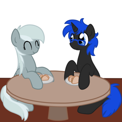 Size: 700x700 | Tagged: safe, artist:paint-smudges, imported from derpibooru, silverspeed, oc, pony, unicorn, ask silverspeed, food, glasses, taco