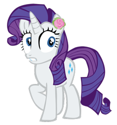 Size: 638x678 | Tagged: safe, artist:benpictures1, edit, imported from ponybooru, rarity, pony, unicorn, magic duel, cute, female, flower, flower on ear, inkscape, mare, raribetes, simple background, transparent background, vector
