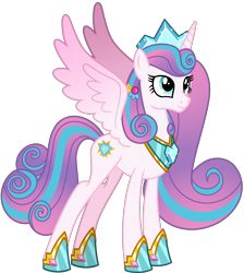 Size: 5804x6479 | Tagged: safe, artist:emeraldblast63, imported from derpibooru, princess flurry heart, alicorn, pony, absurd resolution, female, jewelry, mare, older, older flurry heart, regalia, simple background, transparent background, vector