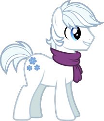 Size: 5688x6611 | Tagged: safe, artist:starryshineviolet, imported from derpibooru, double diamond, earth pony, to where and back again, absurd resolution, clothes, cute, daaaaaaaaaaaw, double dawwmond, male, scarf, simple background, smiling, solo, stallion, transparent background, vector