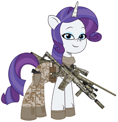 Size: 1668x1733 | Tagged: safe, artist:edy_january, artist:prixy05, edit, imported from derpibooru, vector edit, rarity, pony, unicorn, assault rifle, beretta, beretta m9, boots, british, call of duty, call of duty: modern warfare 2, clothes, g4, g5, gloves, gun, handgun, hk416, m24, m9, marine, marines, military, military uniform, my little pony: tell your tale, pistol, rifle, shoes, simple background, sniper, sniper rifle, soldier, soldier pony, solo, special forces, tactical, tactical gears, tactical pony, tactical vest, transparent background, uniform, united kingdom, united states, usmc, vector, weapon