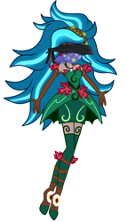 Size: 2206x3862 | Tagged: safe, artist:mixiepie, imported from derpibooru, gaea everfree, gloriosa daisy, equestria girls, legend of everfree, 1000 years in photoshop, blindfold, clothes, female, floating, gag, geode of empathy, geode of fauna, geode of shielding, geode of sugar bombs, geode of super speed, geode of super strength, geode of telekinesis, magical geodes, simple background, solo, transparent background, vector