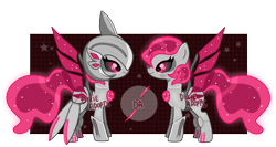 Size: 3328x1764 | Tagged: safe, artist:dixieadopts, imported from derpibooru, oc, oc:iron valiant, pegasus, pony, robot, robot pony, female, solo