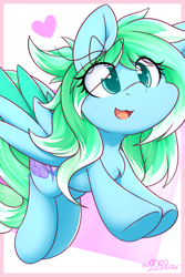 Size: 3600x5400 | Tagged: safe, artist:dshou, imported from derpibooru, oc, oc only, oc:amaranthine sky, pegasus, pony, :3, abstract background, absurd resolution, chest fluff, cute, eye clipping through hair, female, happy, heart, jumping, mare, open mouth, solo