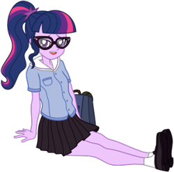 Size: 300x296 | Tagged: safe, artist:emeraldblast63, imported from derpibooru, sci-twi, twilight sparkle, equestria girls