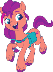 Size: 3383x4562 | Tagged: safe, imported from derpibooru, sunny starscout, earth pony, pony, .svg available, 2d, female, g5, high res, mare, my little pony: a new generation, official, simple background, solo, svg, transparent background, vector