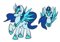 Size: 2287x1611 | Tagged: safe, artist:virmir, imported from twibooru, oc, oc only, oc:snowmare doom, alicorn, pony, comic:so you've become a pony villain, antagonist, female, image, mare, png, reference sheet, simple background, solo, transparent background