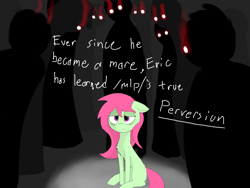 Size: 1600x1200 | Tagged: safe, imported from twibooru, oc:eric, earth pony, human, pony, female, image, mare, png, transformation