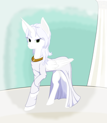 Size: 2600x3000 | Tagged: safe, imported from derpibooru, oc, oc:κασσάνδρα, alicorn, pony, alicorn oc, clothes, horn, wings