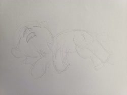 Size: 4032x3024 | Tagged: safe, artist:purppone, twilight sparkle, pony, doodle, female, lying down, mare, photo, sketch, sketch dump, solo, tired