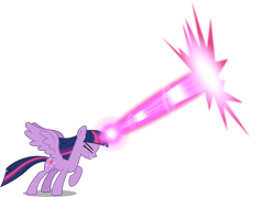Size: 8000x5718 | Tagged: safe, artist:fruft, imported from derpibooru, twilight sparkle, alicorn, pony, shadow play, blast, eyes closed, female, magic, magic beam, magic blast, mare, raised hoof, simple background, solo, spread wings, transparent background, twilight sparkle (alicorn), vector, wings