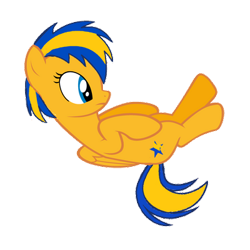 Size: 400x400 | Tagged: safe, artist:mlpfan3991, imported from derpibooru, oc, oc only, oc:flare spark, pegasus, female, lying down, prone, simple background, solo, transparent background