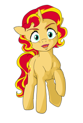 Size: 828x1227 | Tagged: safe, artist:jeremy3, imported from derpibooru, sunset shimmer, pony, unicorn, comic:everfree my friend, simple background, solo, transparent background